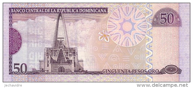 Rque DOMINICAINE    50 Pesos Oro   Emission De 2006    Pick 176        ***** BILLET  NEUF ***** - Dominicaine