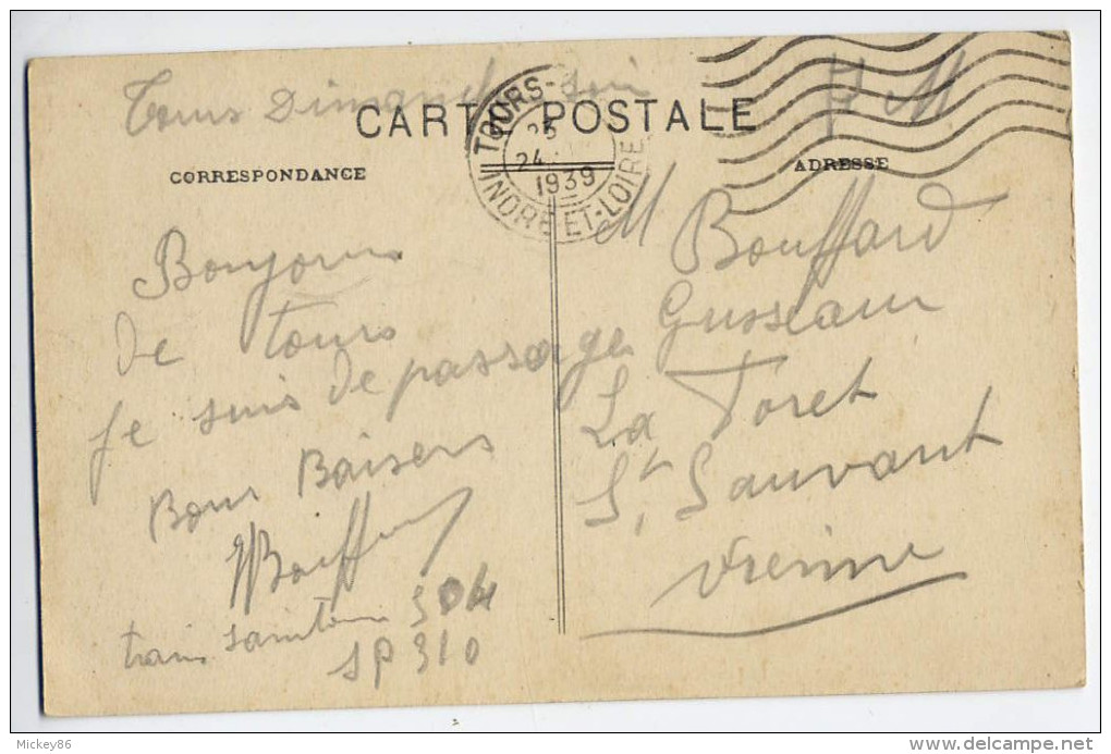 LEROUVILLE--1939--Route Nationale (animée) N°5 éd Richalet---Belle Carte Pas Très Courante - Lerouville
