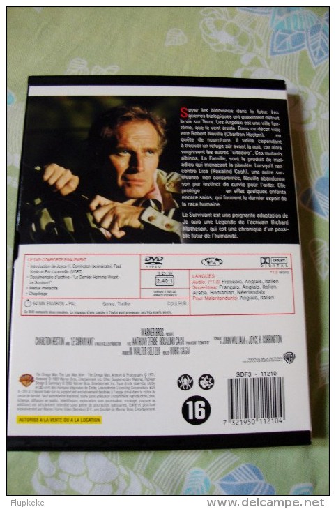 Dvd Zone 2 Charlton Heston Le Survivant Omega Man 1971 Vostfr + Vfr - Sciences-Fictions Et Fantaisie