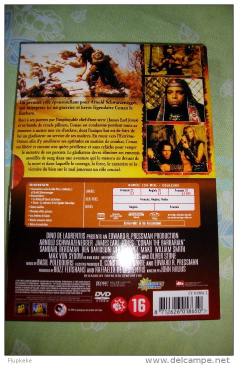 Dvd Zone 2 Conan le Barbare Édition Spéciale 2 Dvd John Milius 1981 vostfr + vfr