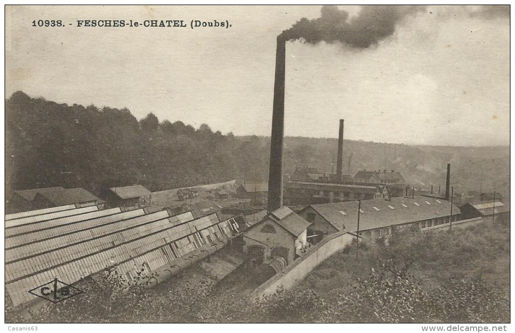 25 )  FESCHES  Le  CHATEL  (  Usine  ) - Autres & Non Classés