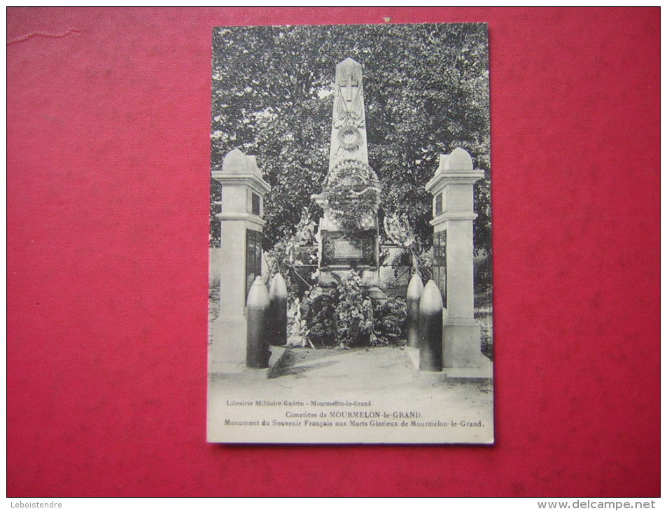 CPA  51  CIMETIERE DE MOURMELON LE GRAND  MONUMENT DU SOUVENIR FRANCAIS AUX MORTS GLORIEUX DE MOURMELON      NON VOYAGEE - Mourmelon Le Grand