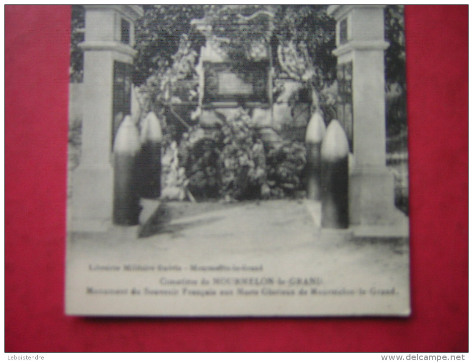 CPA  51  CIMETIERE DE MOURMELON LE GRAND  MONUMENT DU SOUVENIR FRANCAIS AUX MORTS GLORIEUX DE MOURMELON      NON VOYAGEE - Mourmelon Le Grand