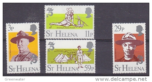 St. Helena 1982 Scouting 4v ** Mnh (17489) - Sint-Helena