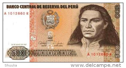 Peru 500 Soles De Oro 1987 Pick 134 UNC - Peru