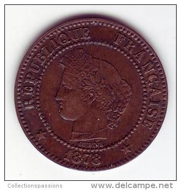 Cérès. 2 Centimes 1878 A . - 2 Centimes