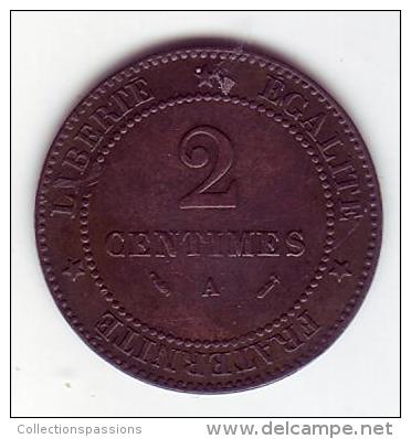 Cérès. 2 Centimes 1882 A . - 2 Centimes