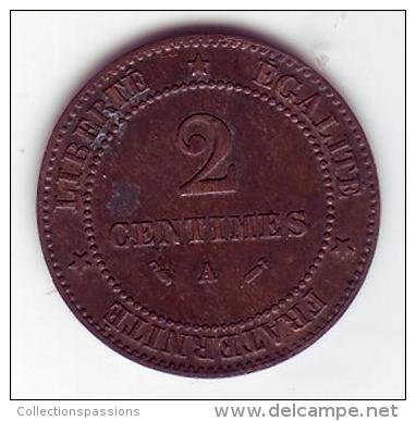 Cérès. 2 Centimes 1883 A . - 2 Centimes