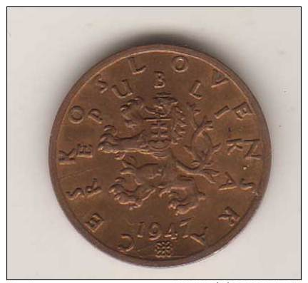 Tschechoslowakei , 50 Haleru , 1947 ( G.Schön 24 ) - Czechoslovakia