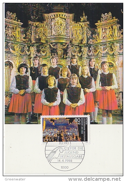 Berlin 1988 Jugend / Kinderchor  1v Maximum Card (17513) - Maximum Kaarten