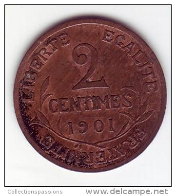 Daniel Dupuis. 2 Centimes 1901. - 2 Centimes