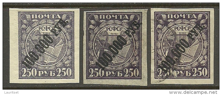 RUSSLAND RUSSIA 1922 Michel 190  */o Verschiedene Papiere - Other & Unclassified