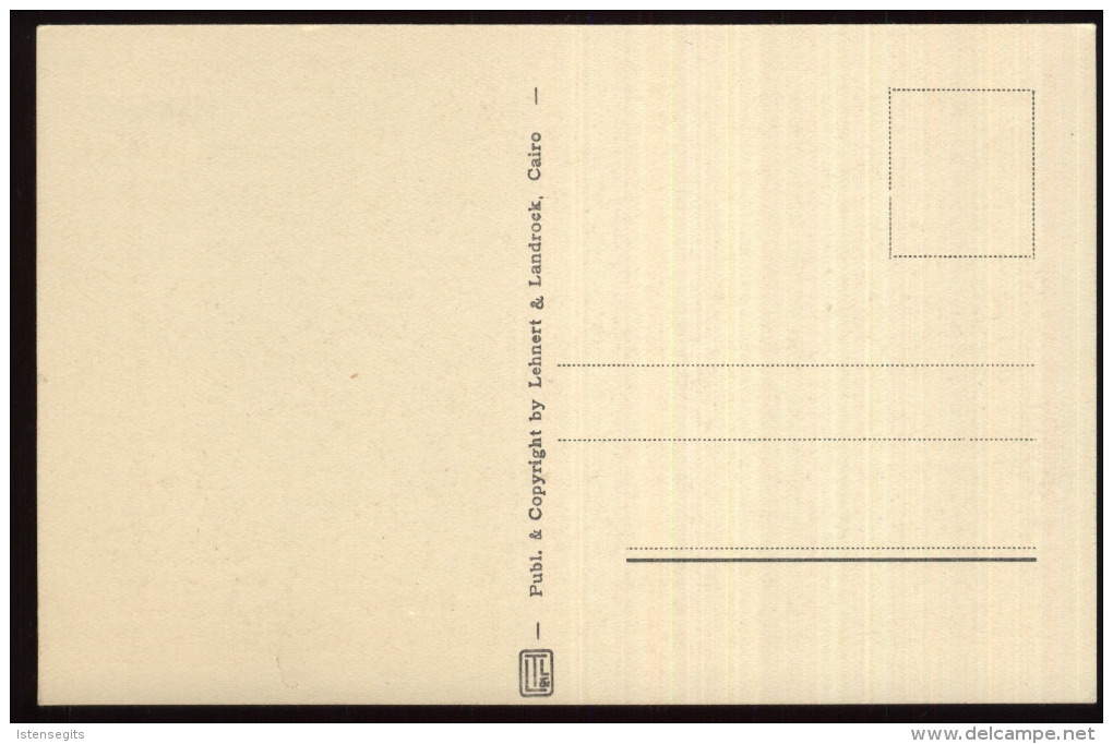 Sakkara-Saqquare-Cairo -Egypt-types-costumes-typ E-front/back-2 Scans - Other & Unclassified