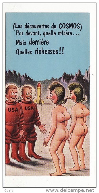 Humour Vu Par Taylor "Les Découvertes Du Cosmos" / Femme Nue / Editions Vacances N°2487 - Taylor