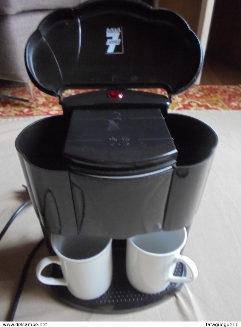 Ancien Cadeau Publicitaire "Télé 7 Jours" Cafetière/Percolateur (2 Tasses) - Other & Unclassified