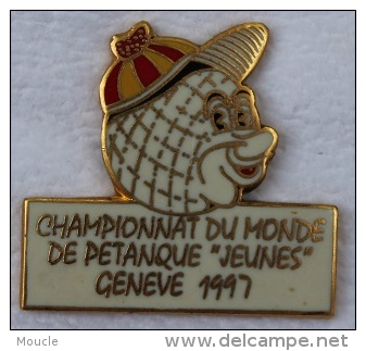 CHAMPIONNAT DU MONDE DE PETANQUE "JEUNES" GENEVE 1997 - BOULE   -                (10) - Bocce