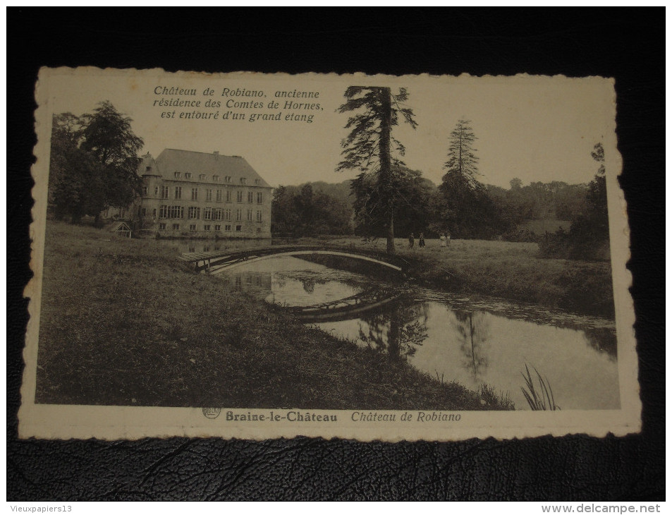 BELGIQUE - Cpsm Braine Le Chateau - Chateau De Robiano - Edit Maison Debaise - Circulé 1940s - Kasteelbrakel