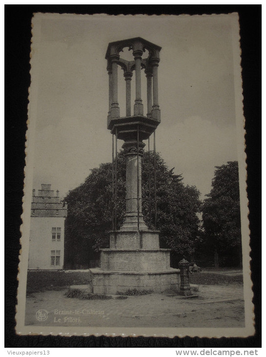 BELGIQUE - Cpsm Braine Le Chateau - Le Pilori - Edition Mary - Circulé 1947 - Braine-le-Château