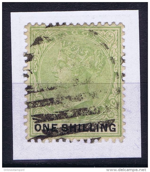 Lagos Nigeria Mi Nr 28 Used  One Shilling - Nigeria (...-1960)