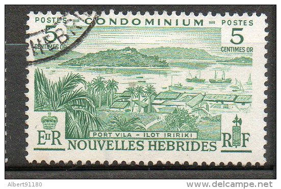 N HEBRIDES 5c Vert 1957 N°175 - Used Stamps