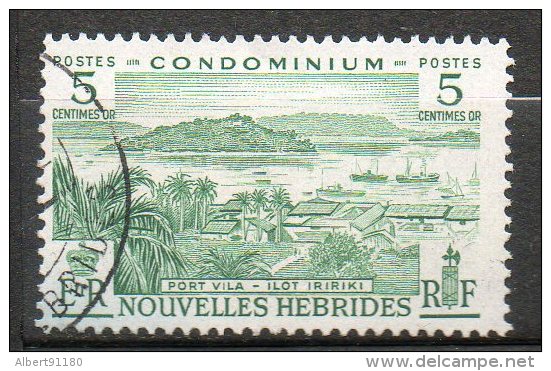 N HEBRIDES 5c Vert 1957 N°175 - Gebraucht