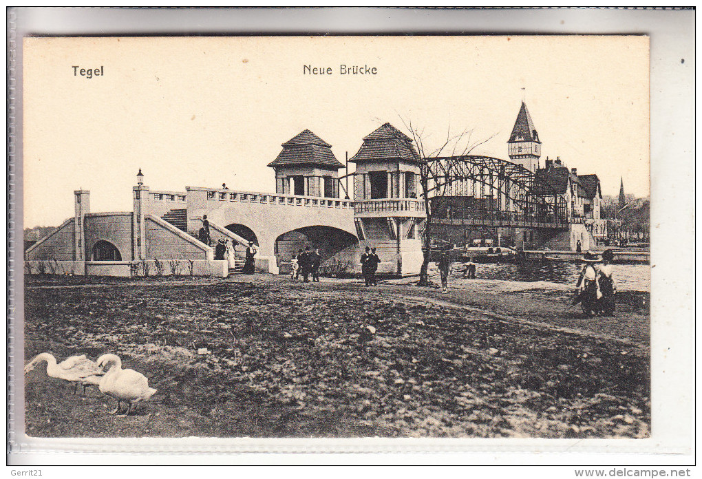 1000 BERLIN - TEGEL, Neue Brücke - Tegel