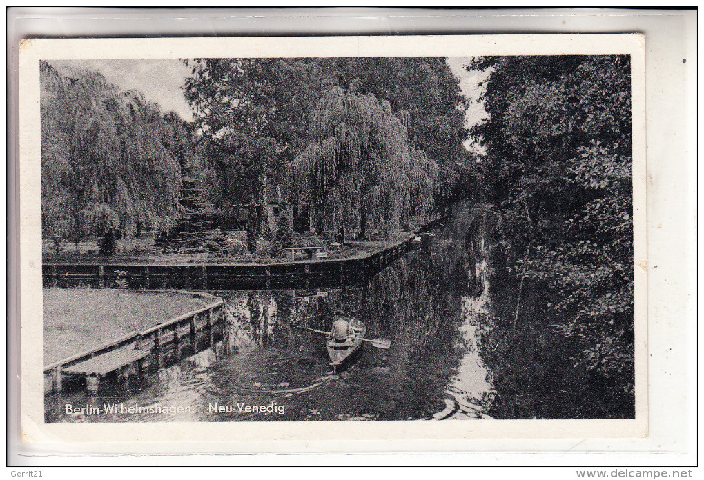 1000 BERLIN - WILHELMSHAGEN, Neu-Venedig, 1962 - Treptow