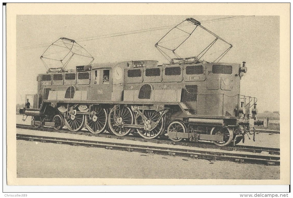 Carte Postale  : Locomotive Electrique à Grande Vitesse 1926 - Chemin De Fer De Paris A Orléans - Trains