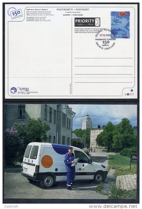 FINLAND 2006  NORDIA 2006 Exhibition Card No.6  With First Day Cancellation - Postal Stationery