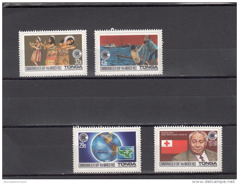 Tonga Nº 533 Al 536 - Tonga (1970-...)