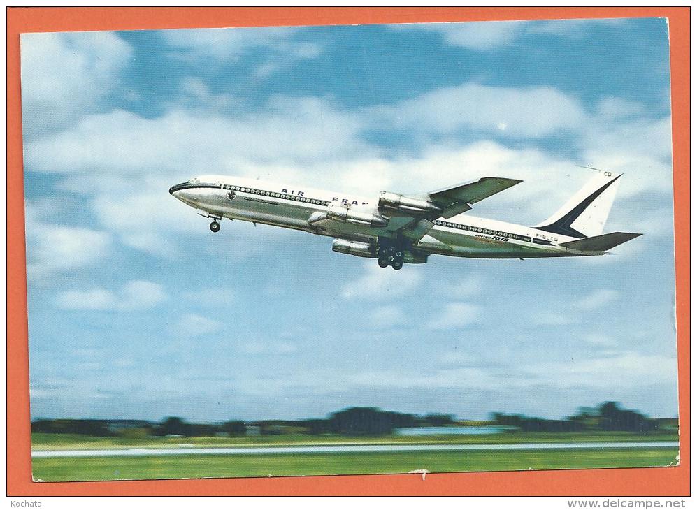 Oct85, Boeing 707 B Intercontinental D'Air France, 209,  GF , Non Circulée - Autres & Non Classés