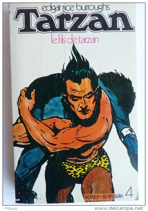 LIVRE SF Edgar Rice BURROUGHS : TARZAN 4 Le Fils De Tarzan Lattes / DENOËL édition S - Lattes