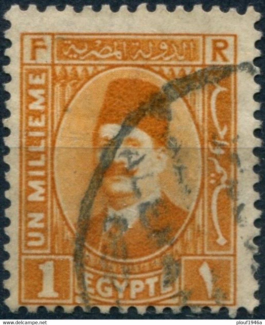 Pays : 160,3 (Egypte : Royaume (Fouad Ier)   Yvert Et Tellier N° :   118 (o) - Gebruikt