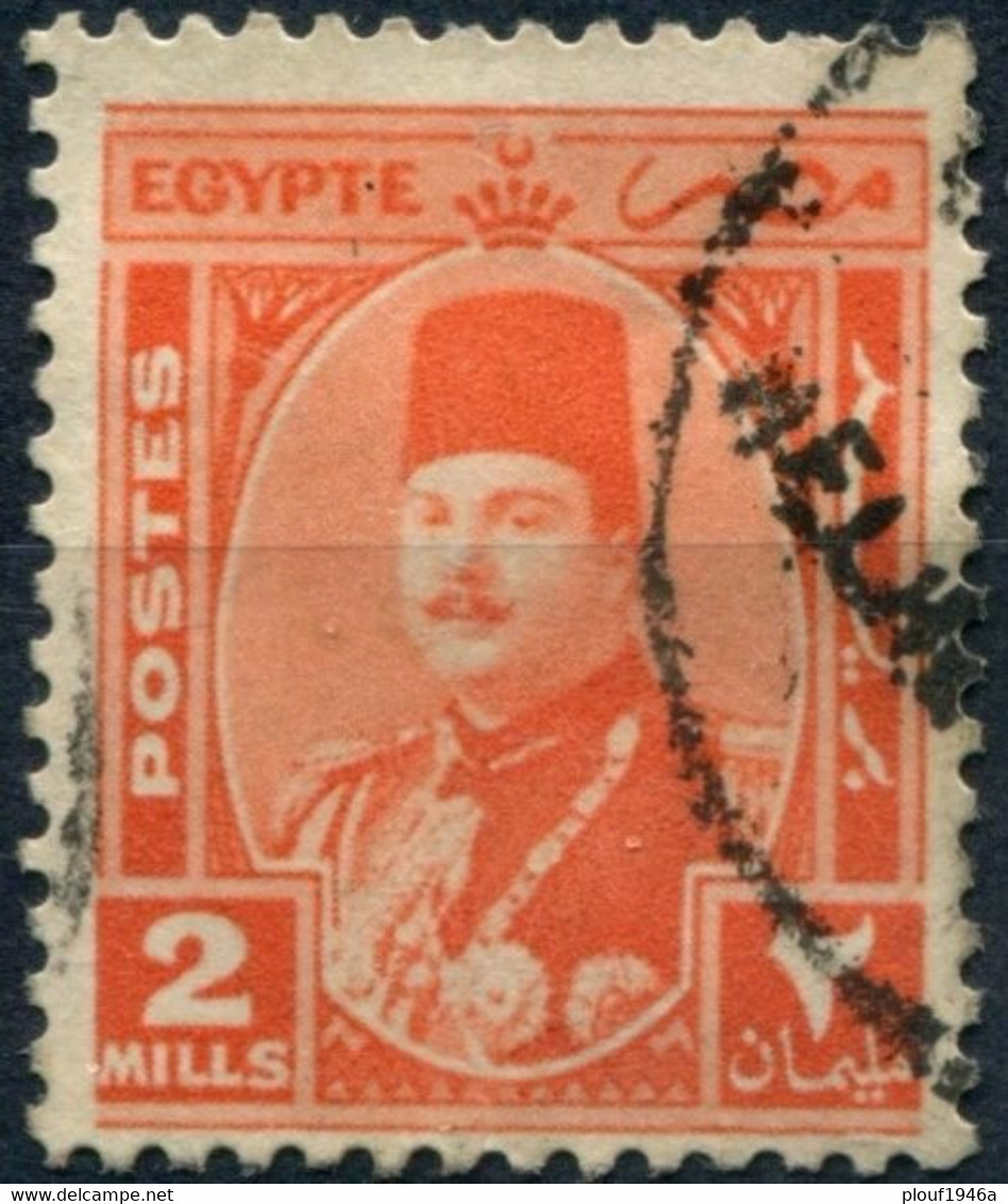 Pays : 160,31 (Egypte : Royaume (Farouk Ier)   Yvert Et Tellier N° :   224 (o) - Used Stamps