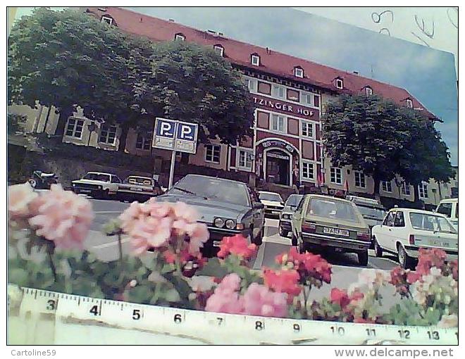 GERMANY STARNBERG - Hotel Restaurant - Tutzinger Hof Platz AUTO CAR  FORD FIESTA CITROEN V1988 EM9304 - Starnberg