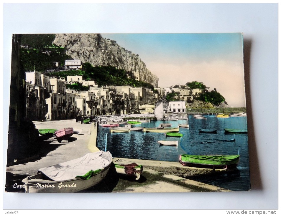 Carte Postale Ancienne: CAPRI : Marina Grande - Marano Di Napoli