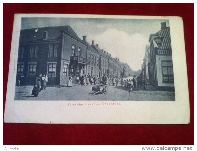 AK Koevorden Briefkaart Friesche Straat Ca. 1910 - Coevorden