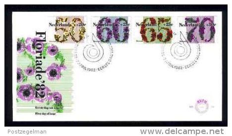 NEDERLAND , 1982, Mint First Day Cover E-200, Summer Issue, Flowers,F2004 - FDC