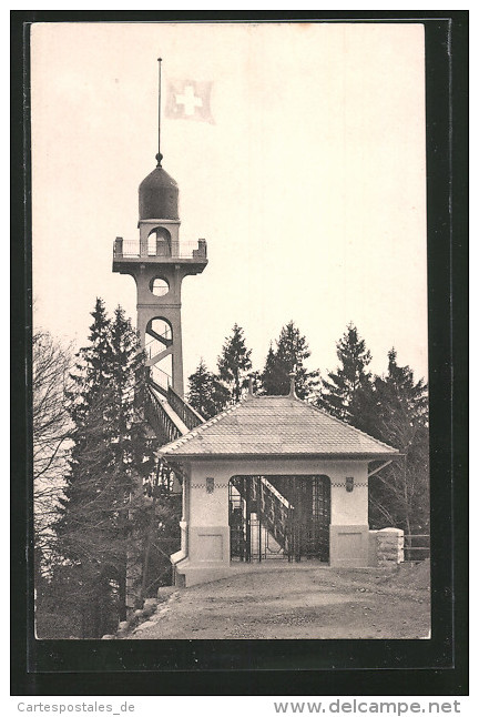 CPA Chaumont, Tour Avec Fahne - Sonstige & Ohne Zuordnung