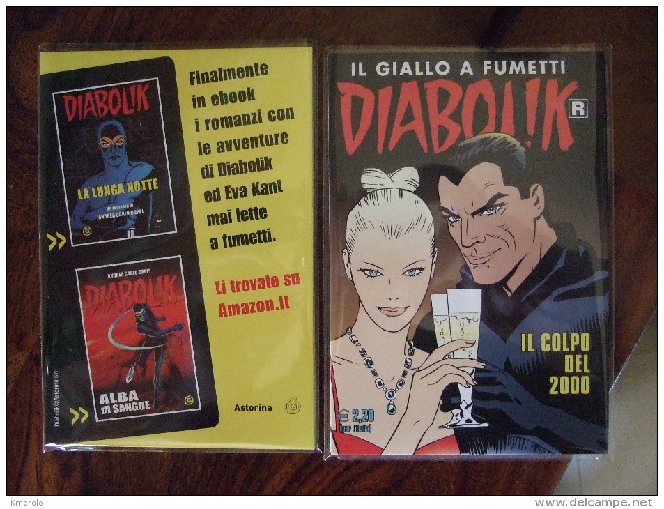 Diabolik Lot De 2 Cartes Postales - Bandes Dessinées