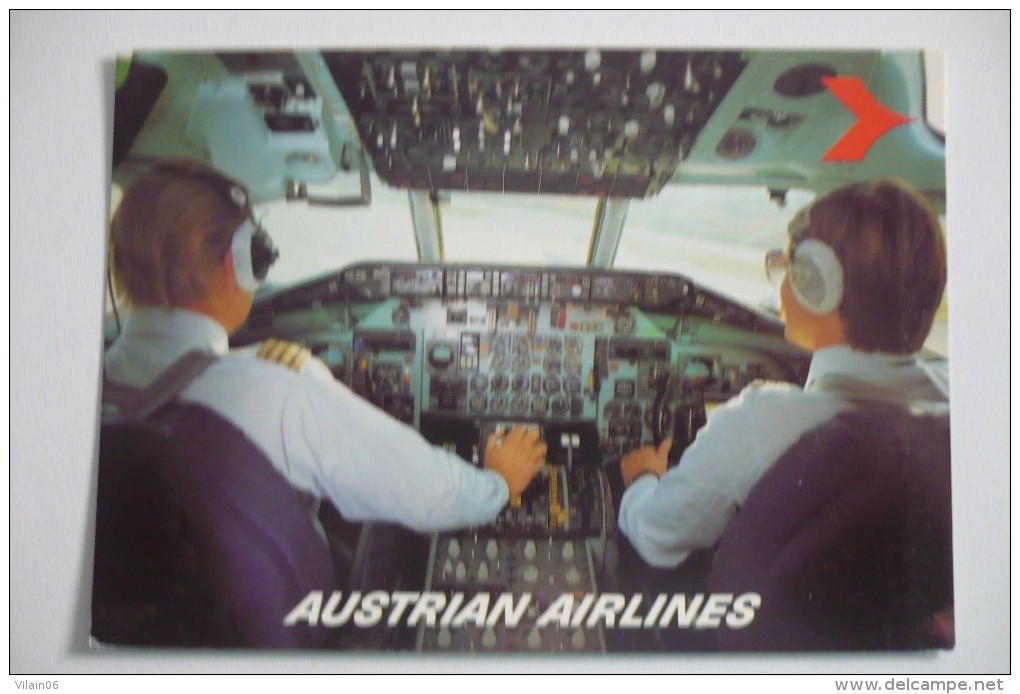 POSTE DE PILOTAGE   MD 81  AIRLINE ISSUE  AUSTRIAN AIRLINES - 1946-....: Era Moderna