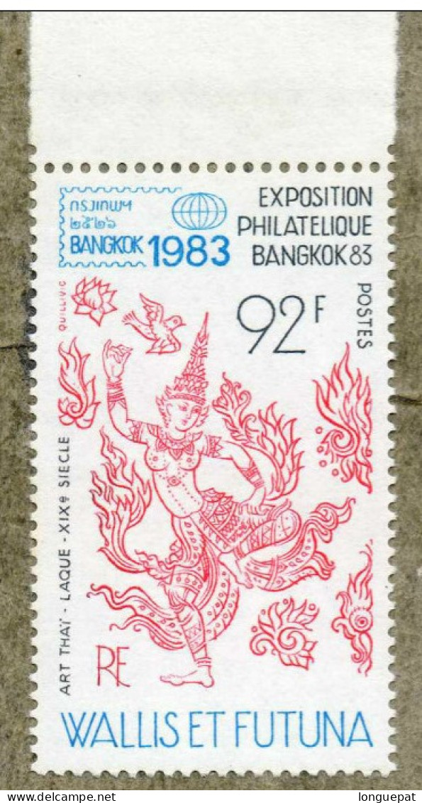 WALLIS Et FUTUNA  : "Bangkok 1983" Danseuse Thaïer (laque Du 19e) Et Logo - Exposition Philatélique Internationale - - Unused Stamps