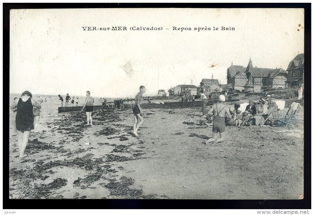 Cpa Du 14 Ver Sur Mer Repos Après Le Bain      - Ryes Bayeux  AO20 - Bayeux