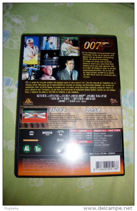 Dvd Zone 2 James Bond You Only Llive Twice On Ne Vit Que Deux Fois 1962 Vostfr + Vfr - Ciencia Ficción Y Fantasía