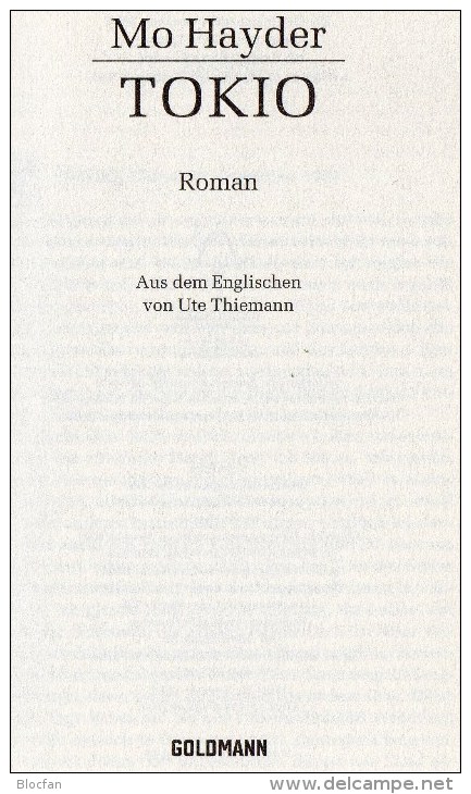 Mo Hayder Thriller Tokio &Japan Block 167 ** 12€ Hochzeit Des Kronprinz Bloque Hojita M/s Bloc Honeymoon Sheet Bf Nippon - Thriller