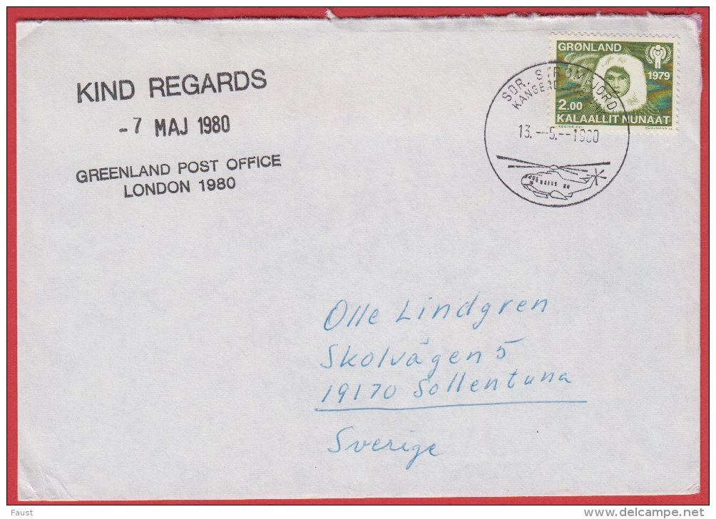 1980  Cover London 1980 Cancel - Poststempel