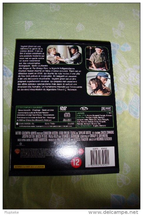 Dvd Zone 2 Charlton Heston Soleil Vert Soleynt Green 1973 Vostfr + Vfr - Sciences-Fictions Et Fantaisie