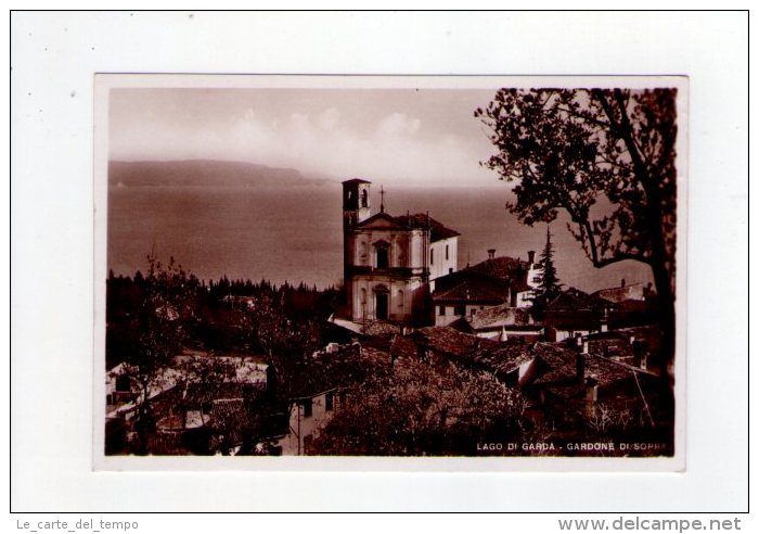 Cartolina/postcard Gardone Di Sopra (Brescia) Lago Di Garda 1938 - Brescia