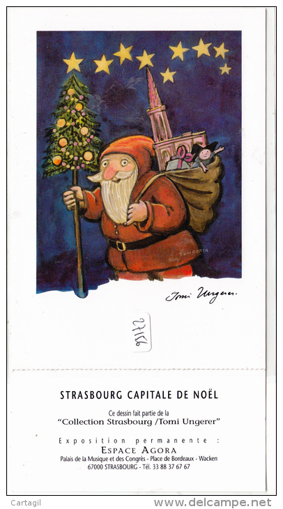 CPM GF - Thème Illustrateur TOMI UNGERER - Stras'Noël-Envoi Gratuit - Ungerer