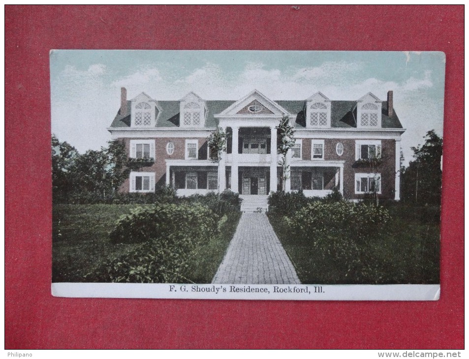 Illinois>  Rockford F.G. Shoudy's Residence Ref 1526 - Rockford